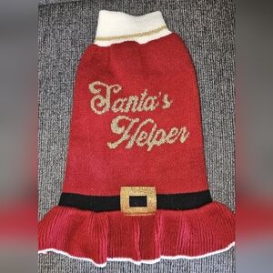 Dog Cat Pet Christmas Dress Medium